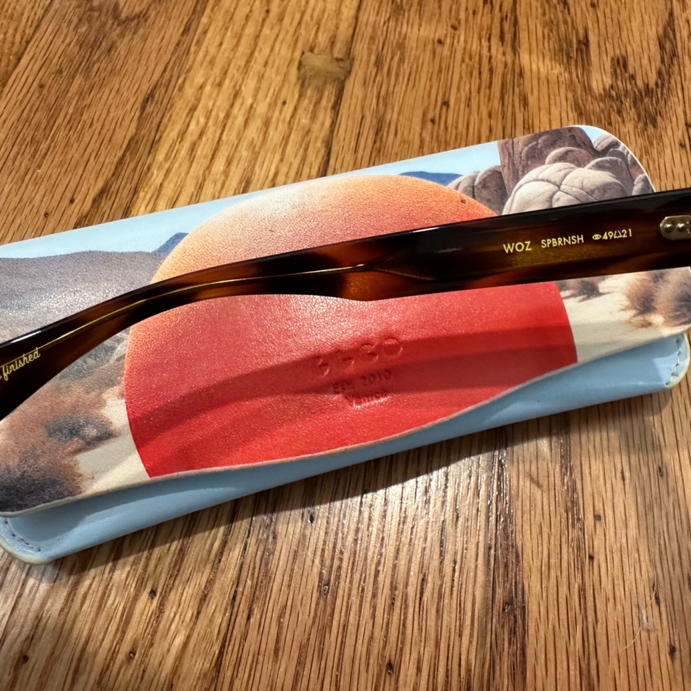 Garrett Leight Brown Sunglasses Woz - Picture 6 of 7